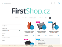 Tablet Screenshot of firstshop.cz
