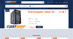 Desktop Screenshot of firstshop.hu